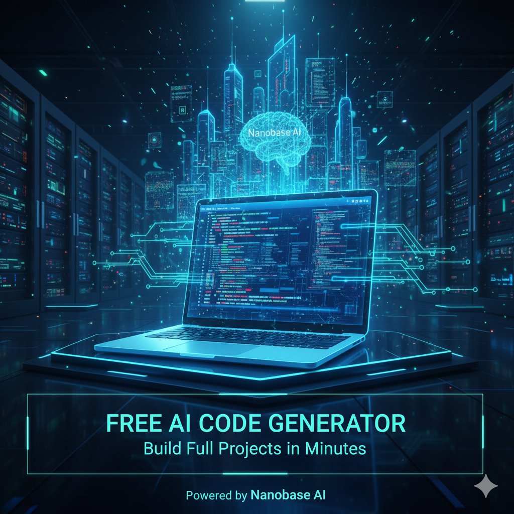 Free AI Code Generator — Build Full Projects in Minutes with Nanobase ...
