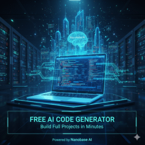 Free AI Code Generator — Build Full Projects in Minutes with Nanobase AI